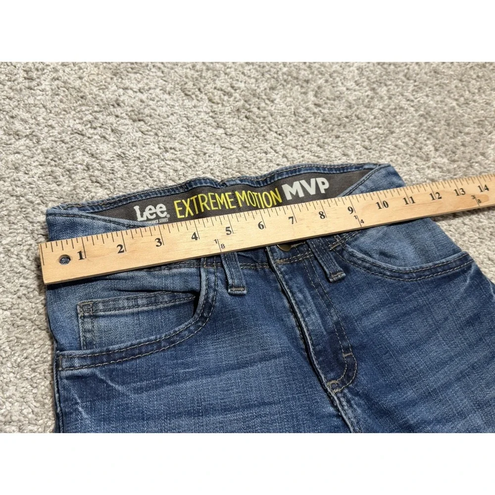 Lot of 3 Youth Boy's  Skinny Cat & Jack, Old Navy Boot Cut LEE MVP Jeans Size 10